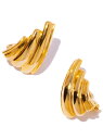 IRIS47 IRIS47/(U)feather earring BO84 セットアップセブン アクセサリー・腕時計 イヤリング・イヤーカフ ゴールド シルバー【先行予約】*【送料無料】