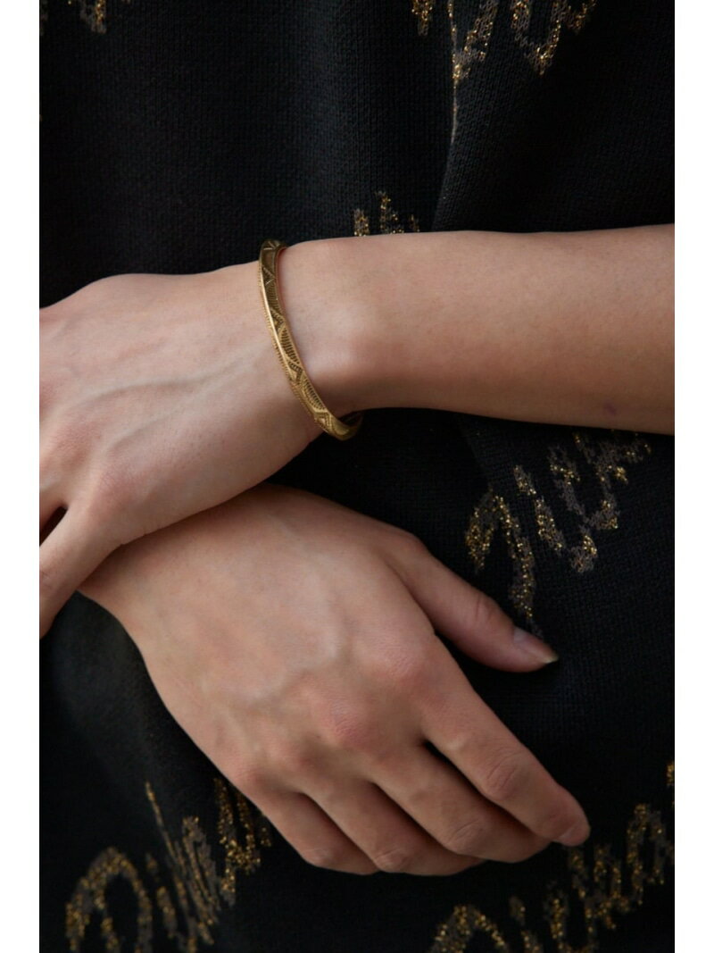 AZUL BY MOUSSY ネイティブバングル アズールバイマウジー アクセサリー・腕時計 ブレスレット・バングル ゴールド ブラック