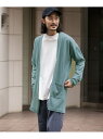 【SALE/20%OFF】Sonny Label ノーカラーロングカーディガン サニーレーベル ニット カーディガン ブルー ブラウン グレー【RBA_E】【送料無料】