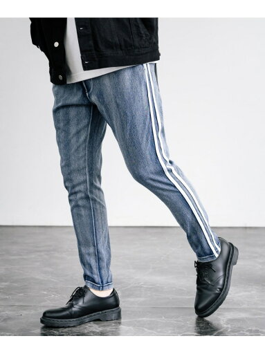【SALE/25%OFF】Rocky Monroe デニムライクサイドラインパンツ ロッキーモンロー パンツ ジーンズ・デニムパンツ ネイビー ブルー【RBA_E】【送料無料】 【SALE/25%OFF】Rocky Monroe デニムライクサイドラインパンツ ロッキーモンロー パンツ ジーンズ・デニムパンツ ネイビー ブルー【RBA_E】【送料無料】