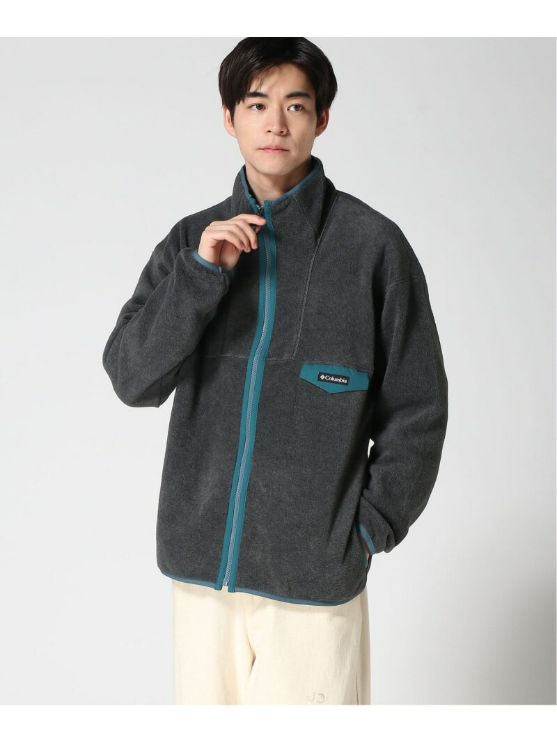 Columbia Columbia/(M)StormCrestRoad フリース ジャケット スラッシャー　バイ　リフルページ ジャケット・アウター その他のジャケット・アウター ベージュ グレー【送料無料】