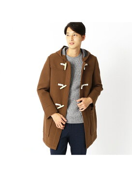 【SALE／70%OFF】COMME CA ISM 【超軽量】ダブルフェイスダンボールニットダッフルコート コムサイズム コート/ジャケット ダッフルコート ブラウン ネイビー【RBA_E】【送料無料】