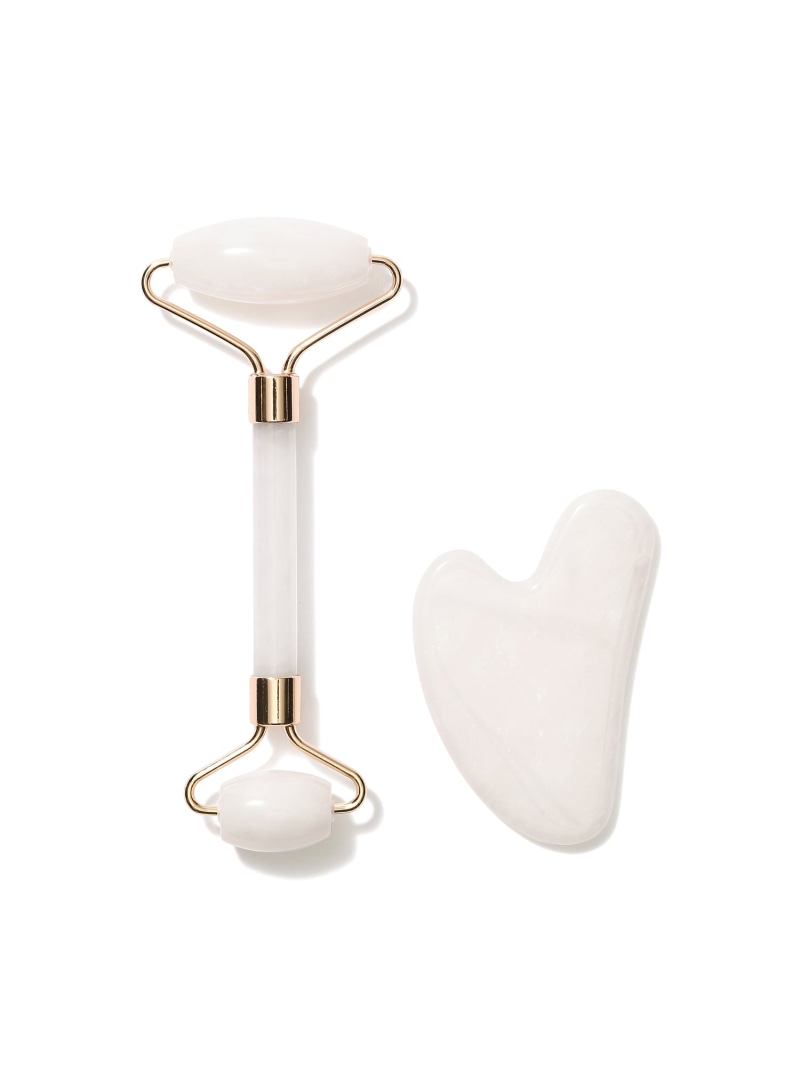 Francfranc ルポ フェイスローラー&カッサ フランフラン メイク道具・美容器具 美容器具 ホワイト