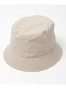 FUSE 【KIJIMA TAKAYUKI/キジマタカユキ】SOLOTEX x ECOPET BUCKET HAT メンズ ビギ 帽子 ハット ベージュ グレー...