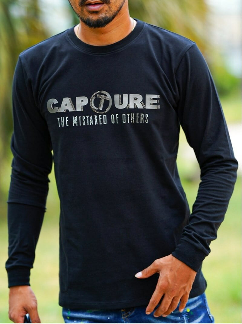 Retro Engine Retro Engine/(M)CAPTURE L/TEE アダムスジャグラー トップス カットソー・Tシャツ ホワ..
