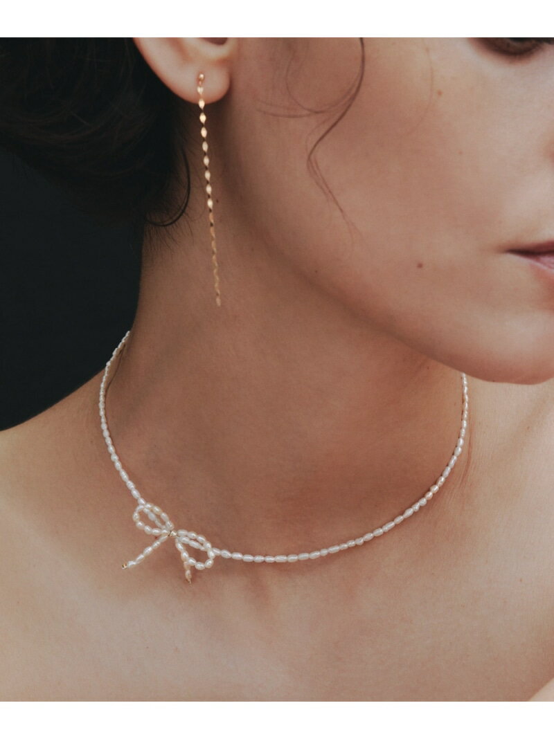 les bon bon les bon bon/(U)waltz pearl necklace BOB4 セットアップセブン アクセサリー・腕時計 ネックレス ホワイト【送料無料】