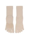NAIGAI NAIGAI COMFORT シルク混 5本指 滑り止め付き 親指セパレート クルー丈 ソックス ナイガイ 靴下・レッグウェア 靴下 ブルー ピンク ベージュ