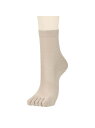 NAIGAI NAIGAI COMFORT シルク (絹) 混 5本指 ソックス ナイガイ 靴下・レッグウェア 靴下 ベージュ ブラック ホワイト ネイビー ブルー