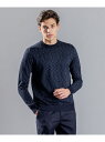 【SALE/30%OFF】JOSEPH HOMME オーナメントジャガード ニット ジョゼフ オム トップス ニット ブラック ネイビー【RBA_E】【送料無料...