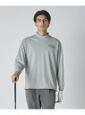 UNITED ARROWS GOLF メンズ ワイド ハイネック ロングスリーブ ユナイテッドアローズ スポーツ・アウトドア用品 ゴルフグッズ ホワイト グレー...