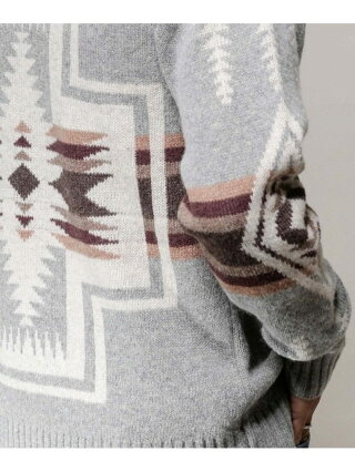 PENDLETON 別注ジャガードニットクルーネック ナノユニバース その他 その他【送料無料】