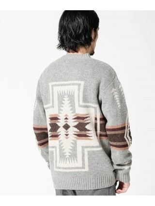PENDLETON 別注ジャガードニットクルーネック ナノユニバース その他 その他【送料無料】