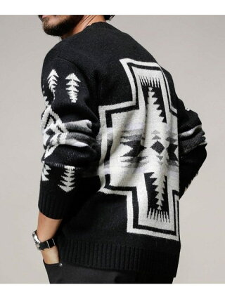 PENDLETON 別注ジャガードニットクルーネック ナノユニバース その他 その他【送料無料】