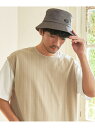 【SALE/25%OFF】ikka Dickies ディッキーズ ロゴワッペンバケットハット イッカ 帽子 その他の帽子 ベージュ ブラック グレー ネイビー【...