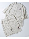 SAUVENIR 別注 KANNAIGI Tempalay パイル素材 24SS フリークスストア インナー・ルームウェア パジャマ ピンク グレー イエロー【...