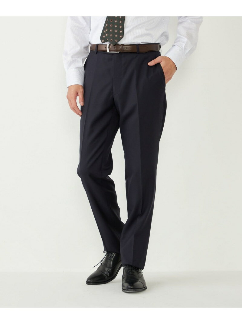 SHIPS Colors SHIPS Colors:CANONICO PERENNIALソリッドパンツ(セットアップ対応可能) シップス スーツ・フォーマル スーツパンツ ネイビー ブルー【送料無料】