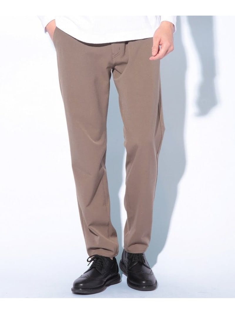 【SALE/50%OFF】UNION STATION T/Rストレッチツイルイージーパンツ メンズ ビギ パンツ その他のパンツ ベージュ ブラウン ブラック【RBA_E】【送料無料】