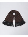 【SALE/40%OFF】SHIPS MEN 【SHIPS別注】STEFANO CAU: リーフモチーフ フリンジ ストール シップス ファッション雑貨 マフラ...