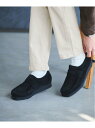 UNITED ARROWS green label relaxing ＜Clarks＞Wallabee Loafer ワラビー ローファー ユナイテッドアローズ グリーンレーベルリラクシング シューズ・靴 モカシン・デッキシューズ ブラック ベージュ【送料無料】