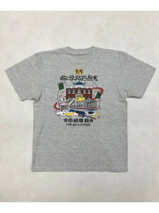 FREAK'S VILLAGE 京成フリーク TEE 京成佐倉駅 フリークスストア トップス カットソー・Tシャツ グレー【送料無料】