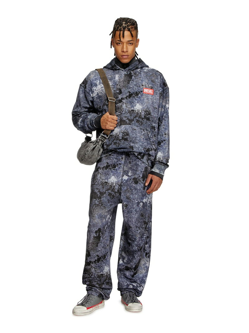 【SALE／40%OFF】DIESEL メンズ スウェットパンツ P-MARKY-R2 ディーゼル パンツ ジャージ・スウェットパンツ ブルー【RBA_E】【送料無料】