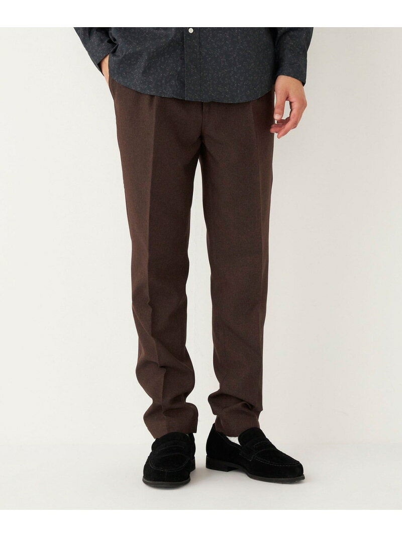 【SALE／50%OFF】SHIPS Colors SHIPS Colors: MULTI-FUNCTION イージー スラックス シップス パンツ スラックス・ドレスパンツ ネイビー ベージュ ブラウン グレー【RBA_E】