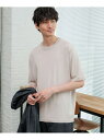 【SALE/20%OFF】GLOBAL WORK アンチピリングニット/半袖/116284 グローバルワーク トップス ニット ホワイト ネイビー【RBA_E】