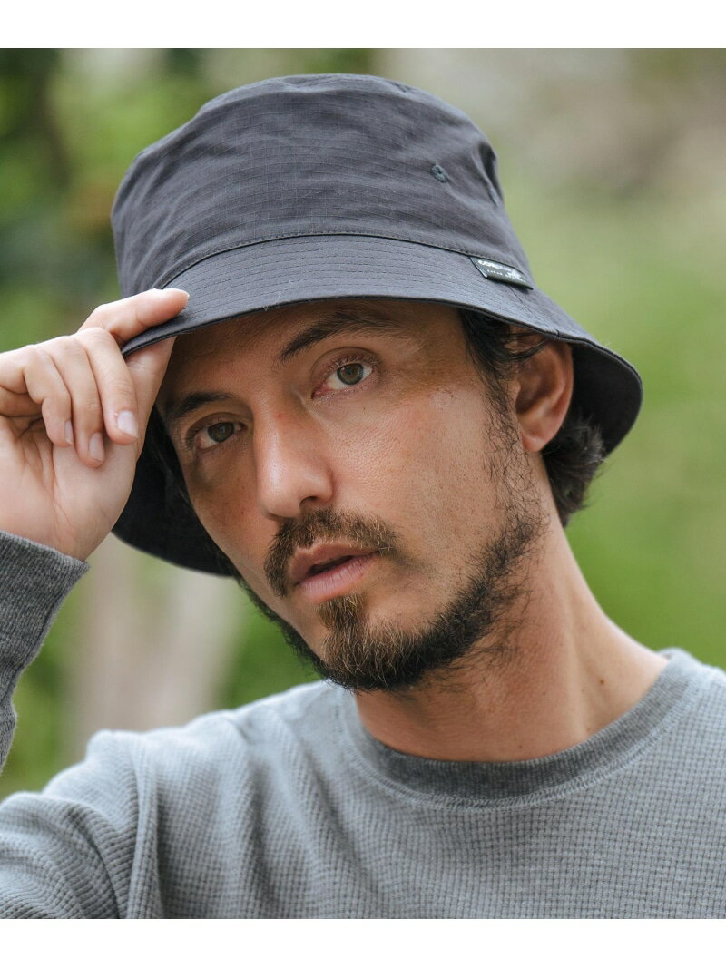 CAMBIO mko12133-Cordura Cotton Nylon Bucket Hat バケットハット カンビオ 帽子 ハット グレー ベージュ グリーン【送料無料】
