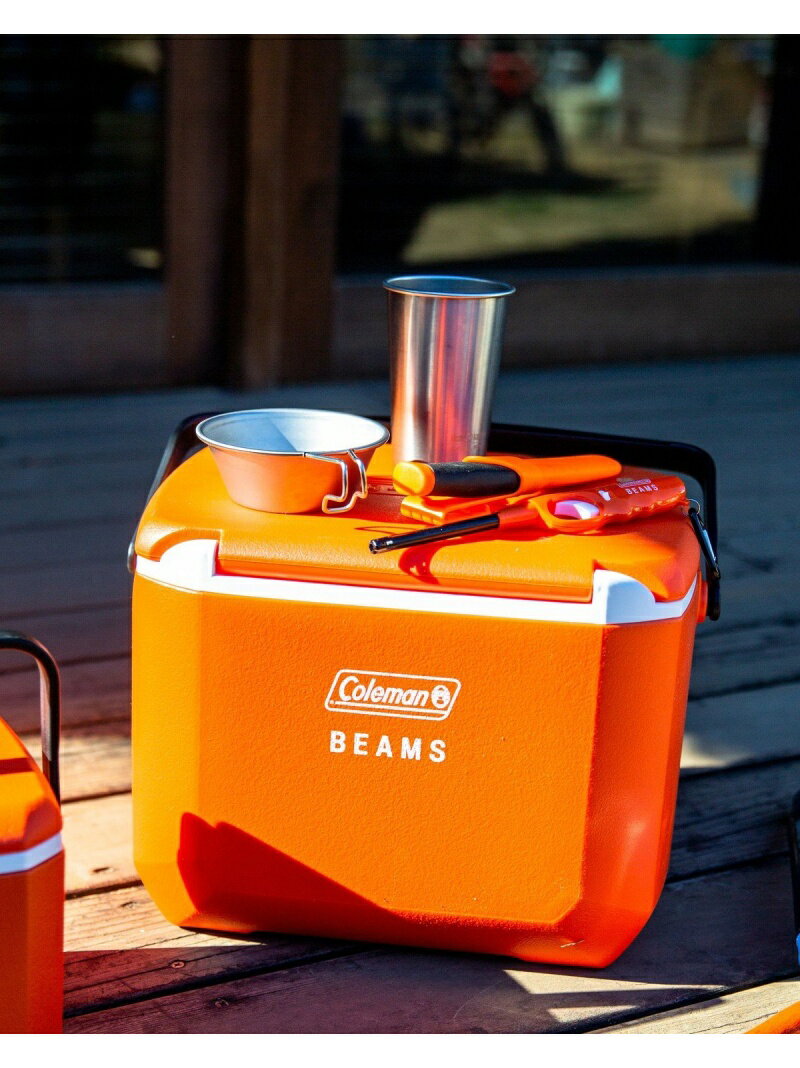 bPr BEAMS Coleman * BEAMS / 別注 エクスカーション(R)クーラー ボックス 16QT ビームス メン 福袋・ギフト・その他 その他 オレンジ【送料無料】のサムネイル