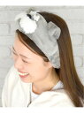 NICI ヘアバンド シュナウザー アントレスクエア ヘアアクセサリー カチューシャ・ヘアバンド グレー