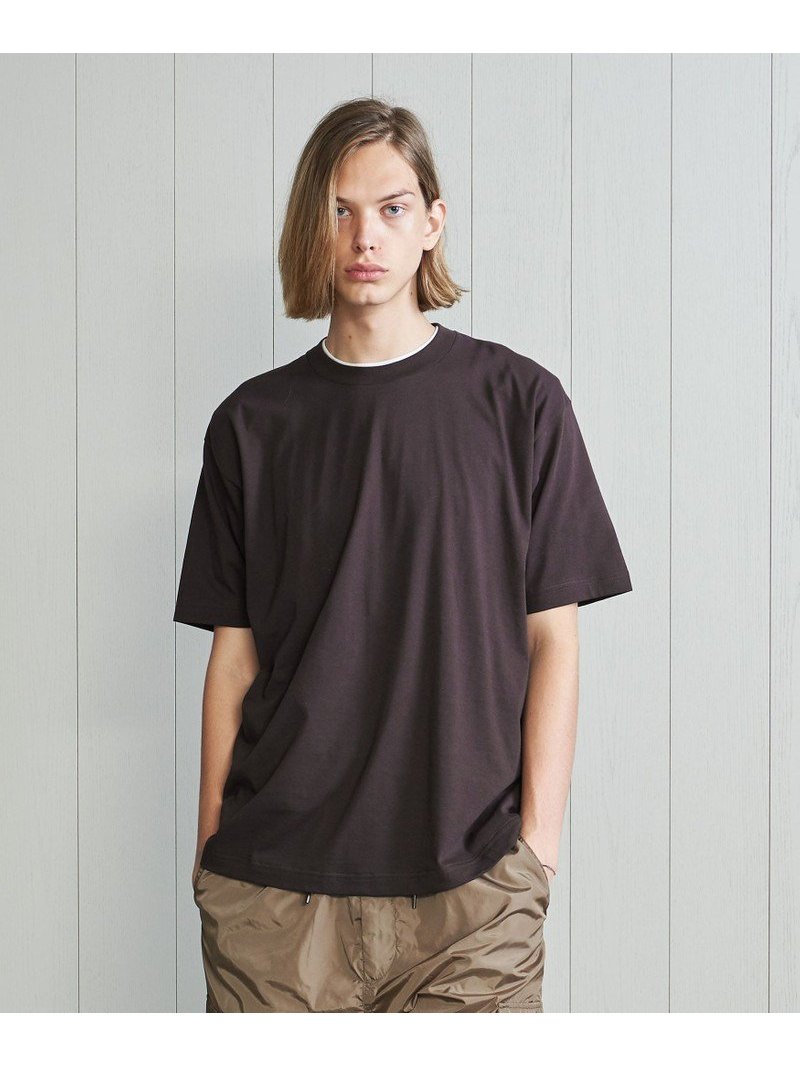 【SALE／50 OFF】BEAUTY YOUTH UNITED ARROWS ＜H＞COTTON CREW NECK T-SHIRT/Tシャツ ユナイテッドアローズ アウトレット トップス カットソー Tシャツ ブラウン ホワイト ブラック グレー ベージュ カーキ グリーン ネイビー【RBA_E】【送料無料】