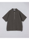 【SALE/40%OFF】SHIPS MEN City Ambient Products: リラックス ハーフ ジップ ポロシャツ シップス トップス ポロシャツ ブラウン グレー ブラック【RBA_E】【送料無料】