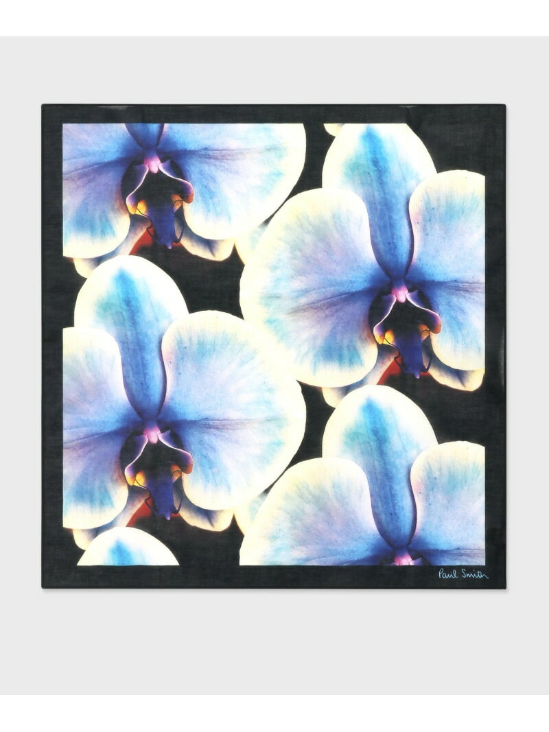 Paul Smith 【by R 限定品】Paul Smith "Orchid" ハンカチ ポール・スミス ファッション雑貨 ハンカチ・ハンドタオル ブルー イエロー