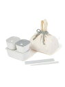 Francfranc ランチボックス コンプリート5点セット フランフラン 食器・調理器具・キッチン用品 弁当箱・ランチボックス ホワイト【先行予約】*