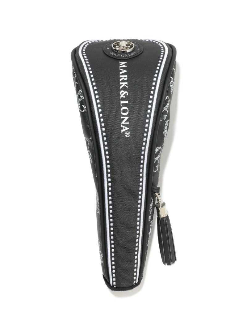 MARK & LONA Ever Monogram Driver Cover マークアンドロナ スポーツ・アウトドア用品 ゴルフグッズ ブラック ブルー【送料無料】