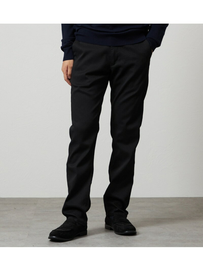 EDWIN EDWIN ハタラクロ メンズ アジャスター チノパンツ ストレッチ【WEB限定】 エドウインオンラインモール パンツ チノパンツ ブラック【送料無料】