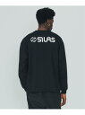 SILAS LOGO PRINTED L/S TEE SILAS サイラス トップス カットソー・Tシャツ ブラック グレー イエロー カーキ ホワイト【送料無料】