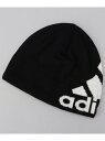 【SALE/50%OFF】adidas ビッグロゴ ビーニー 24AW フリークスストア 帽子 ニット帽・ビーニー ブラック ネイビー【RBA_E】