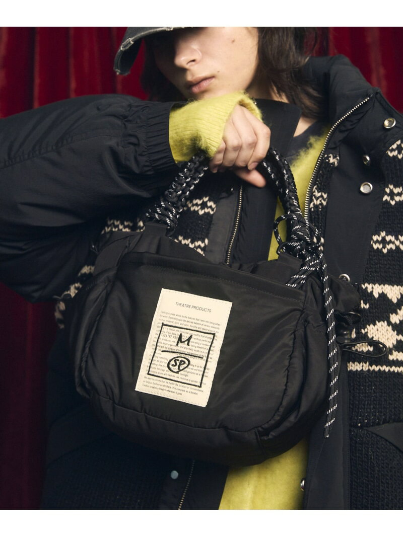 MAISON SPECIAL 【THEATRE PRODUCTS】Collaboration Shoulder Mini Pouch メゾンスペシャル バッグ ショルダーバッグ ブラック【先行予約】*【送料無料】