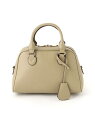 cache cache (L)カシュカシュ cachecache / シボフェイクレザー2wayボストンバッグ アンビリオン バッグ ボストンバッグ イエロー ...