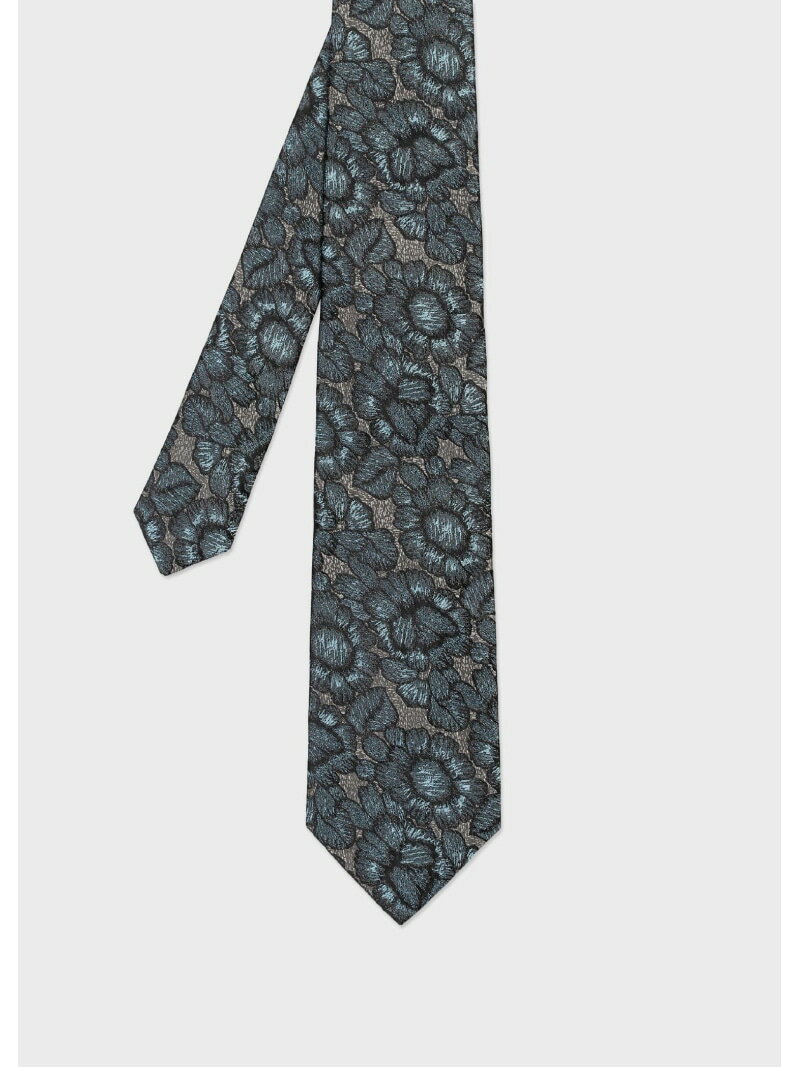 Paul Smith フラワージャカード タイ ポール・スミス スーツ・フォーマル ネクタイ・蝶ネクタイ オレンジ ブルー ピンク【送料無料】