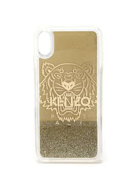 KENZO (U)Iphone XsMax Glitter Tiger ケンゾー ファッショングッズ 携帯ケース/アクセサリー ゴールド シルバー【送料無料】