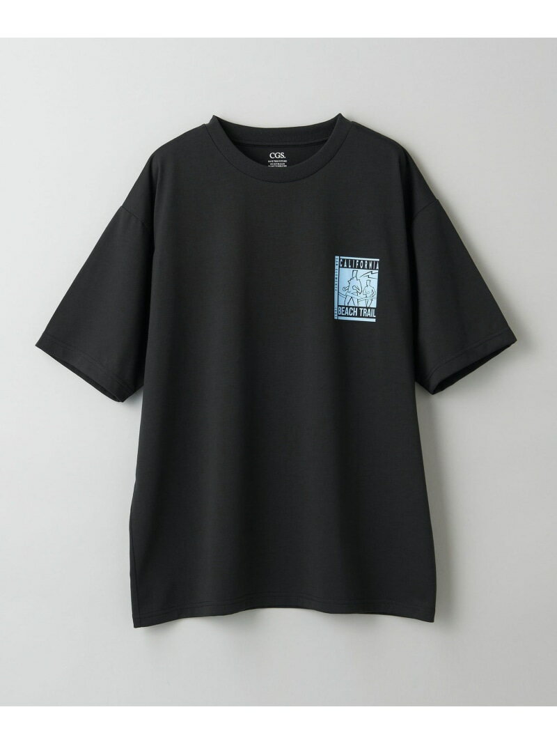 【SALE／50 OFF】California General Store ＜CGS.＞ BEACH TRAIL LUCK T/Tシャツ ユナイテッドアローズ アウトレット トップス カットソー Tシャツ ブラック グレー【RBA_E】【送料無料】