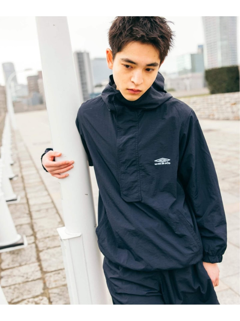 ジャーナルスタンダード ジャケット メンズ JOURNAL STANDARD UMBRO * JOURNAL STANDARD / Warm Up Anorak ジャーナル スタンダード ジャケット・アウター ブルゾン・ジャンパー ネイビー グレー ベージュ【送料無料】