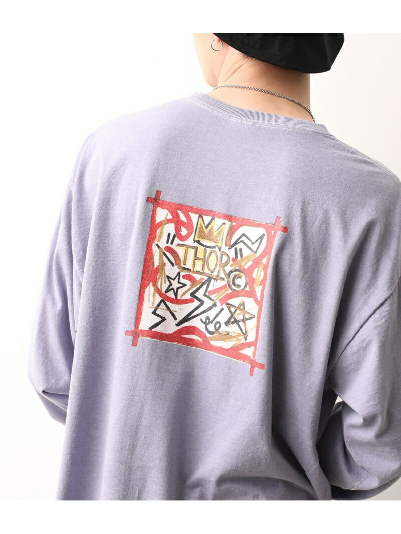 【SALE／28%OFF】JUNRed 【FTL×BASQUIAT バスキア】長袖 Tシャツ ジュンレッド カットソー カットソーその他 ブルー ブラック【RBA_E】【送料無料】