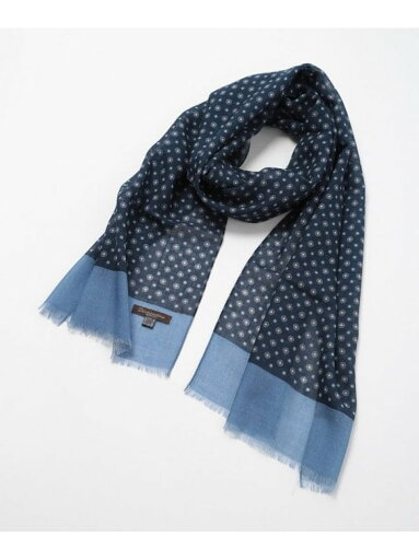 DISTINCTION MEN'S BIGI ウールミックスドットストール メンズ ビギ ファッション雑貨 マフラー・ストール・ネックウォーマー レッド ブルー【送料無料】 DISTINCTION MEN'S BIGI ウールミックスドットストール メンズ ビギ ファッション雑貨 マフラー・ストール・ネックウォーマー レッド ブルー【送料無料】