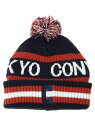 【SALE/40%OFF】CONVERSE TOKYO LOGO LINE KNIT CAP コンバーストウキョウ 帽子 ニット帽・ビーニー グリーン ネイビー...