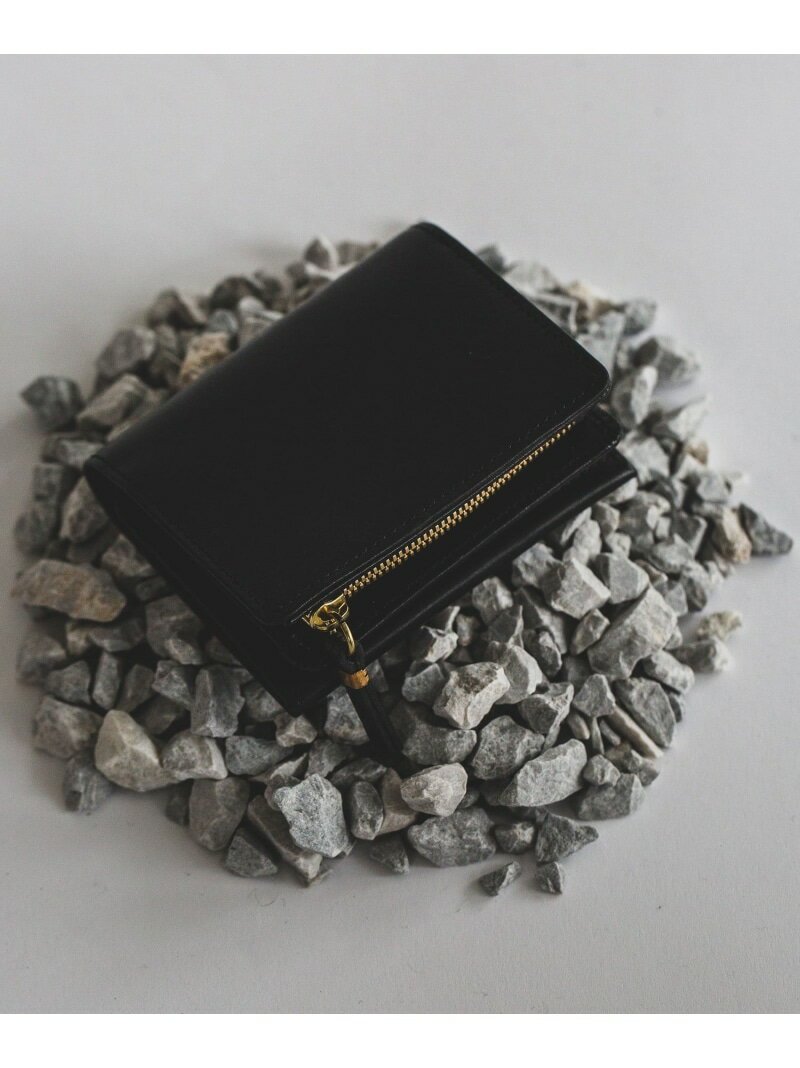 BEAMS 【別注】HAAL / ZIP WALLET SHORT 25SS レザー 本革 財布 ウォレット ビームス メン 財布・ポーチ・ケース 財布 ブラック【送料無料】