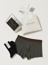 UNDERSON UNDERSON 【ラッピング付】ボクサー×ソックスセット アンダーソン アンダーソン インナー・ルームウェア ボクサーパンツ・トランクス ブラック【送料無料】