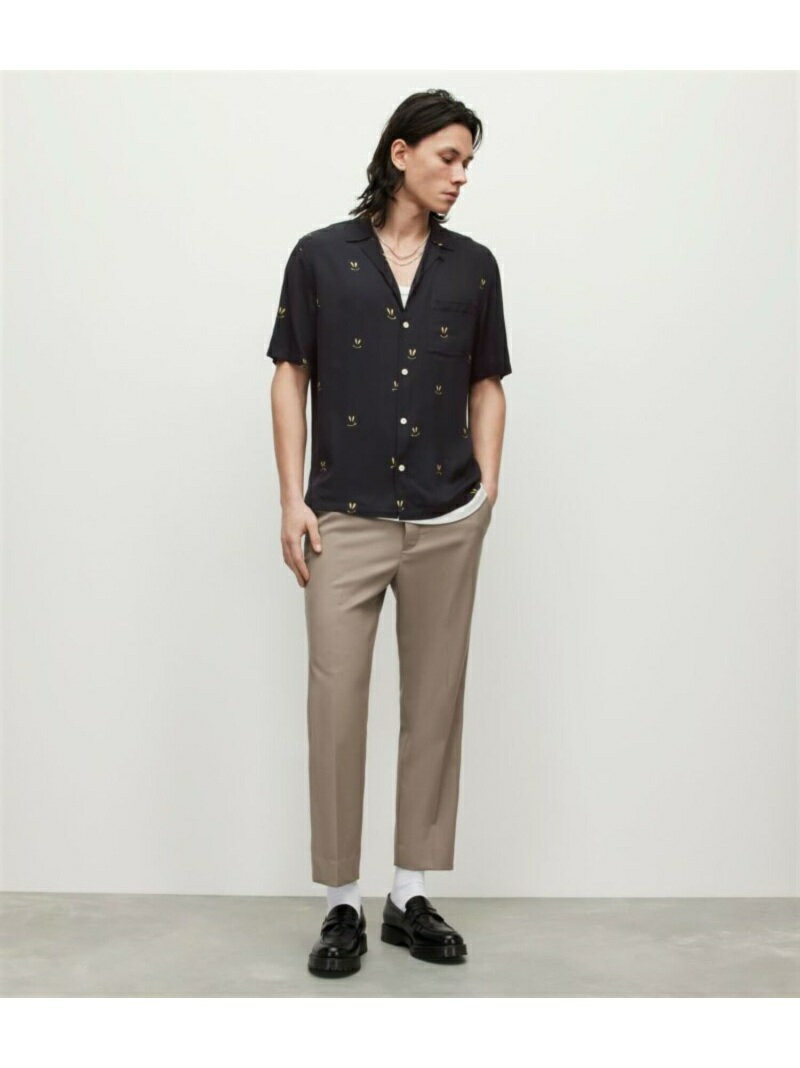 【SALE／40%OFF】ALLSAINTS (M)EMOTIVE SS SHIRT オールセインツ トップス シャツ・ブラウス ブラック【RBA_E】【送料無料】